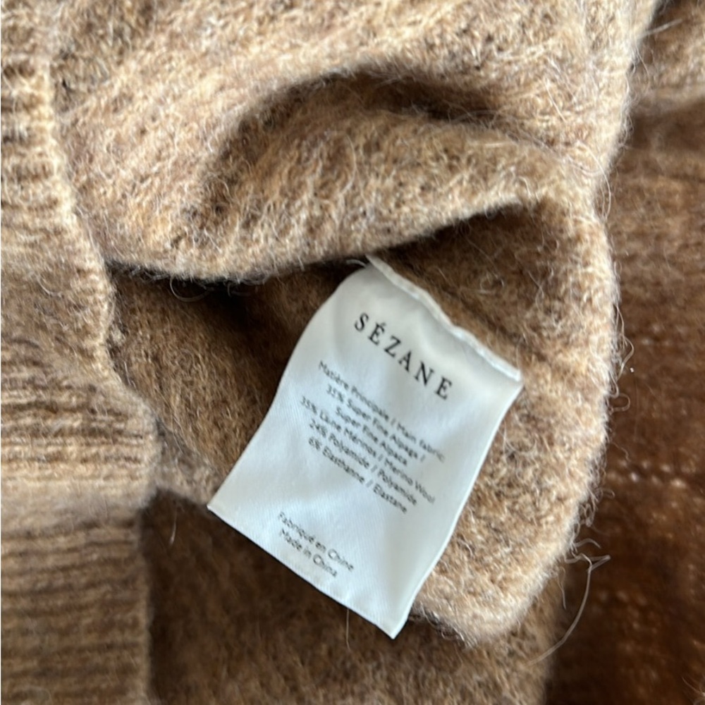 Sezane Tan Sweater Cardigan - Picture 4 of 4